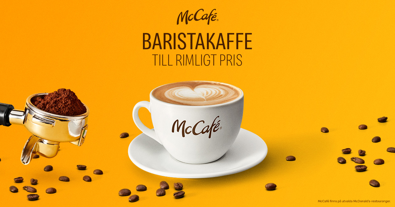 McCafé® – Baristakaffe till rimligt pris