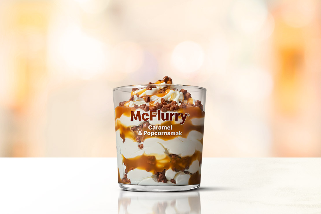 McFlurry Caramel & Popcorn-smak
