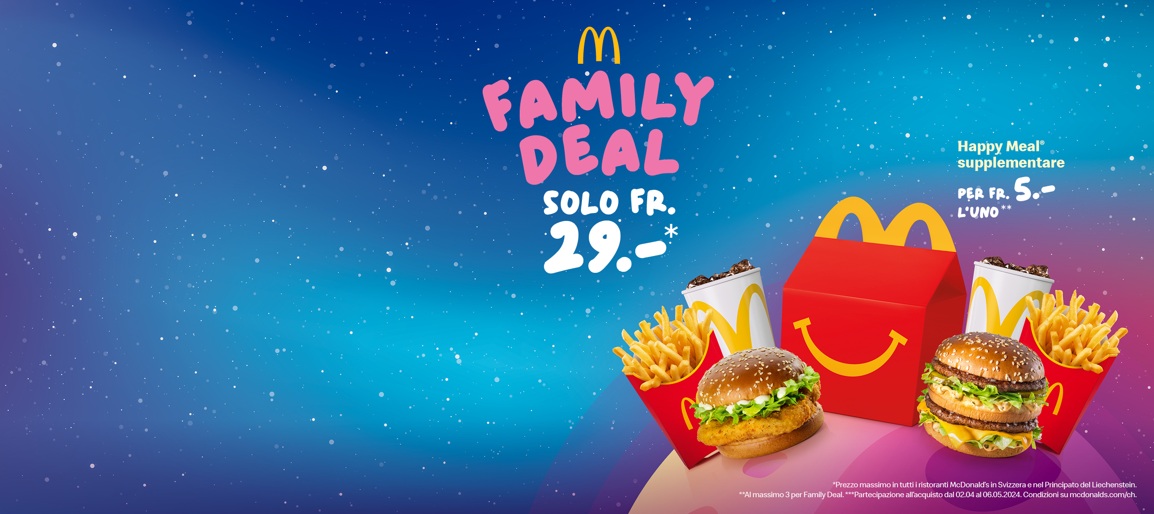 È arrivato il Family Deal di McDonald’s®.    