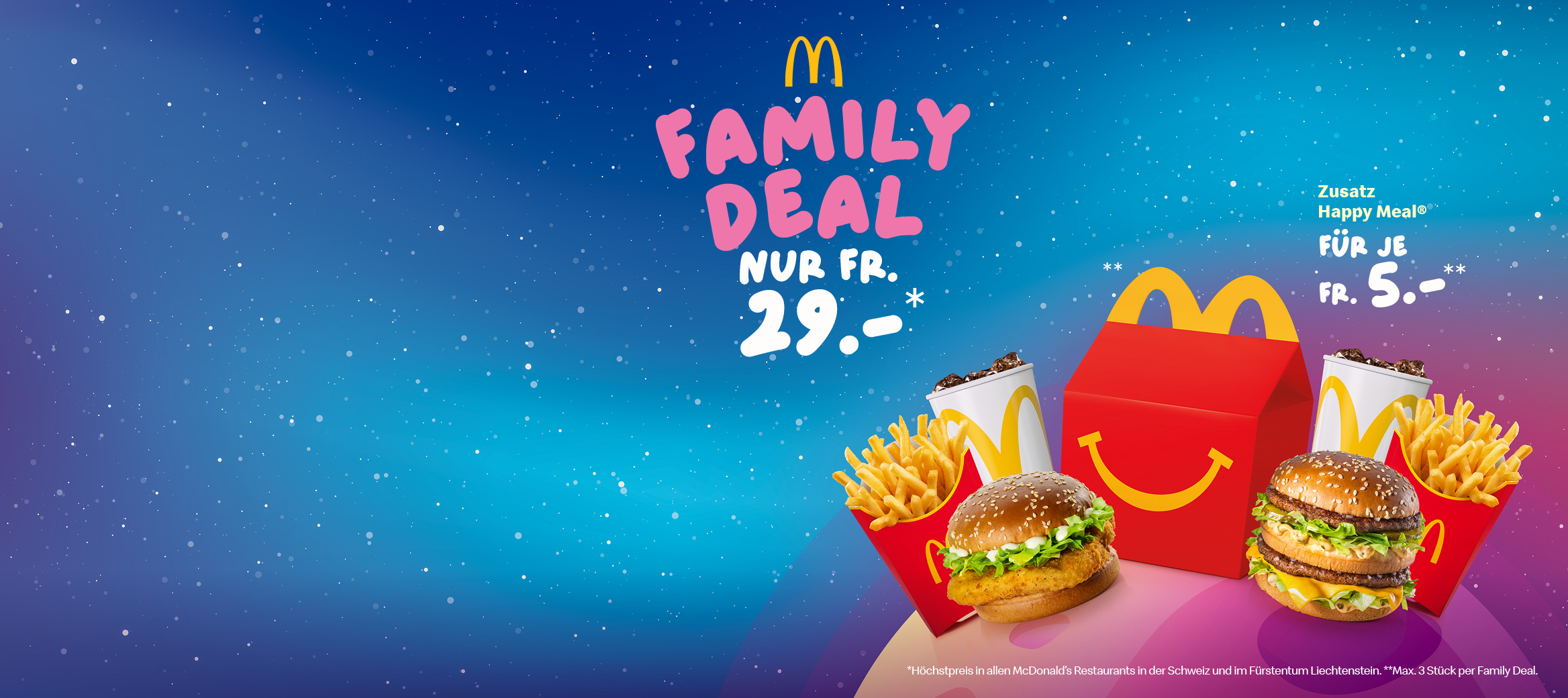 Der Family Deal von McDonald’s® ist da.    