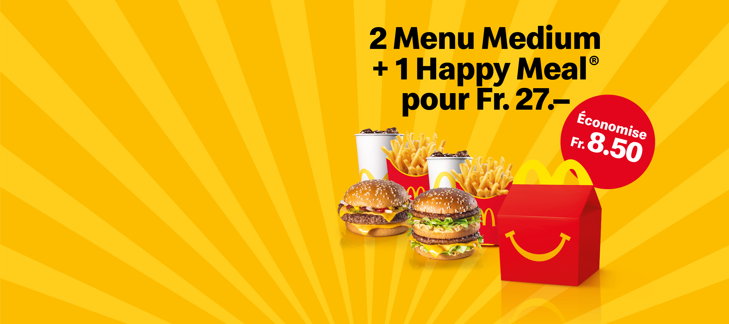 offre mcdonald's suisse