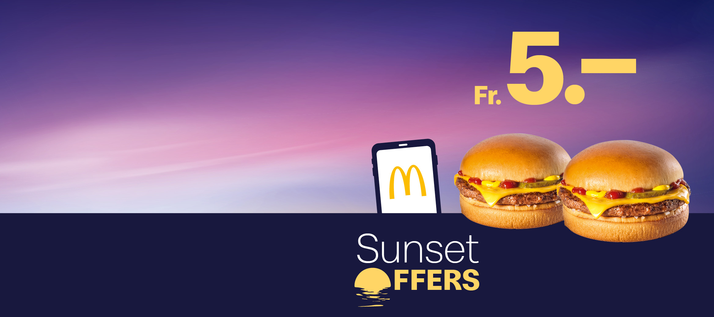 mcdonald's sunset double cheese