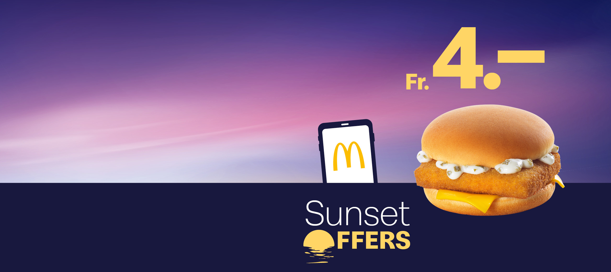 offre mcdonald's suisse  Filet-o-Fish 