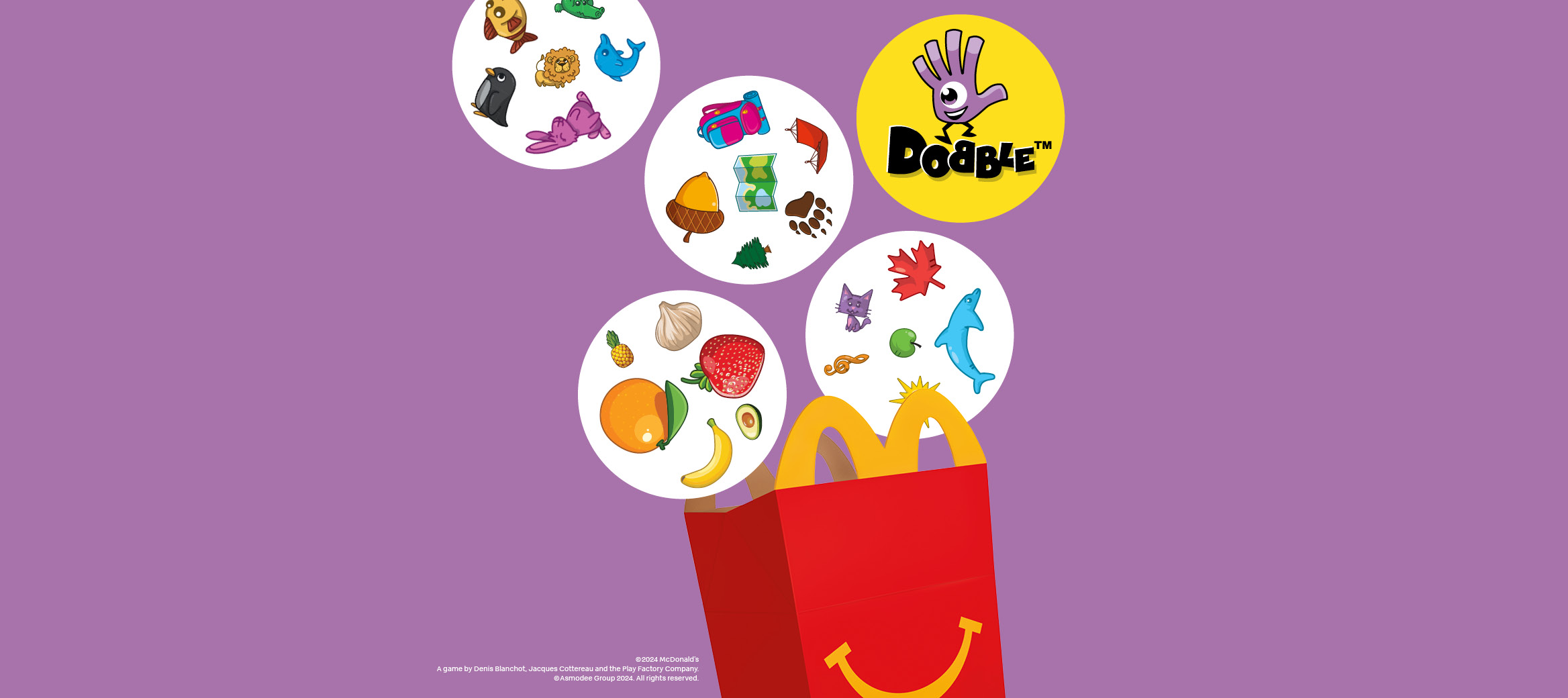 Spielzeug happy meal im Moment