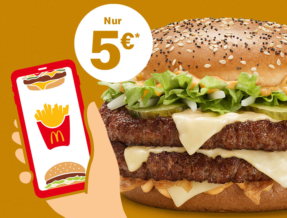 Wir sehen abgebildet einen App-Coupon: Der M® für nur 5 €