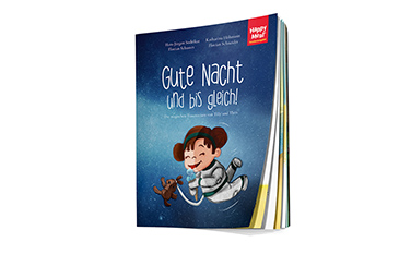 Abbildung des Kinderbuchs Gute Nacht und bis gleich