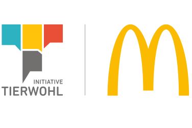 Abbildung der Logos von McDonald's und Initiative Tierwohl