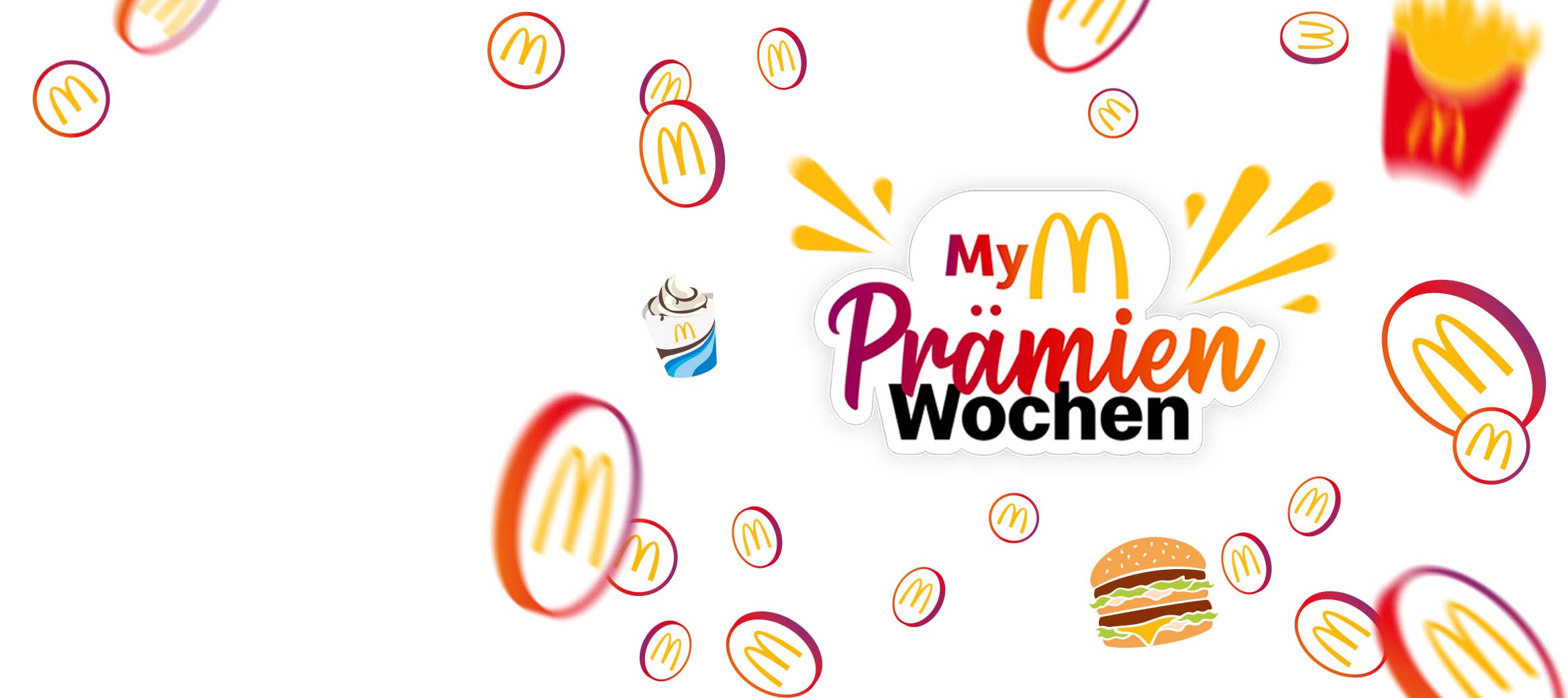 Wir sehen ein McMenü® + eine zusätzliche Coke® Zero. Sie kommt mit abziehbarem Festivalband, auf dem ein Gewinnspielcode ist. Daneben sind Festival-Tickets.