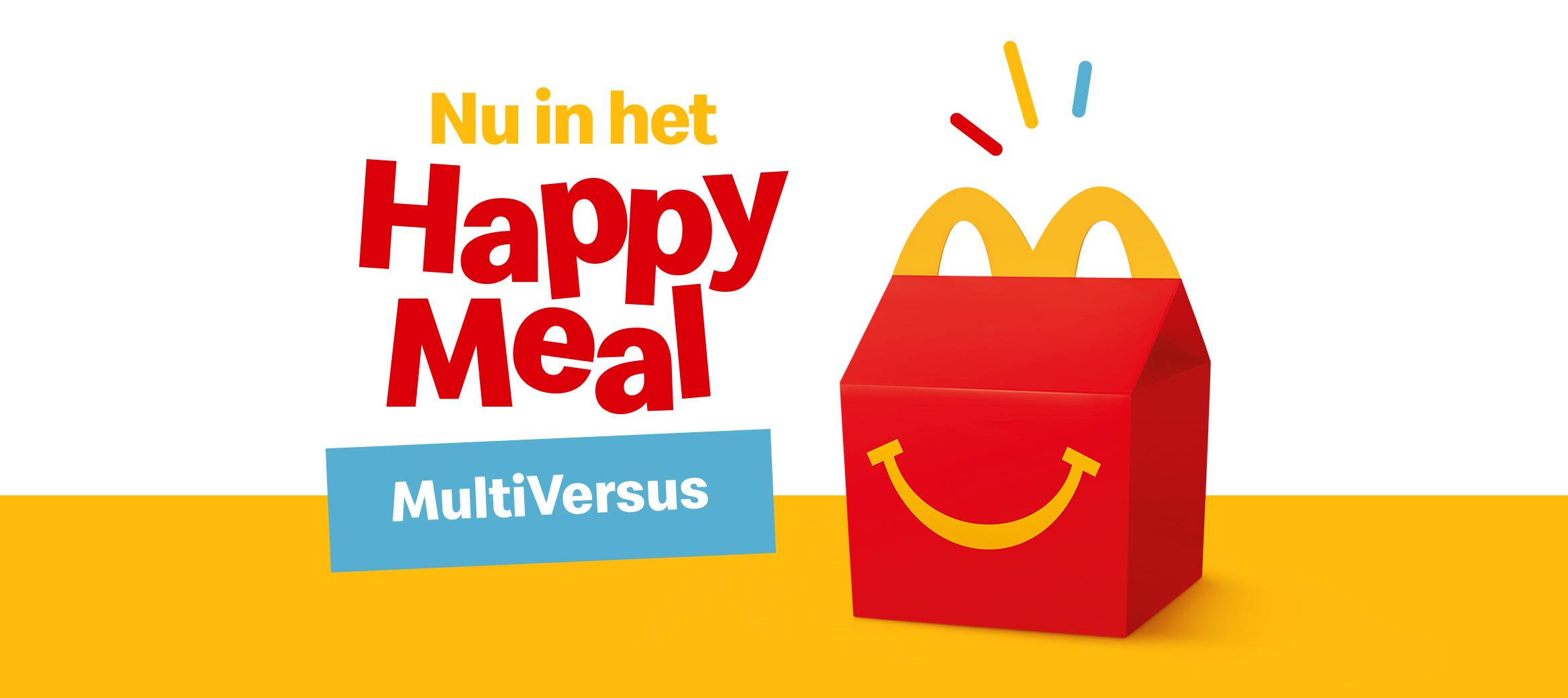 Happy Meal met een boekje of speeltje McDonald's