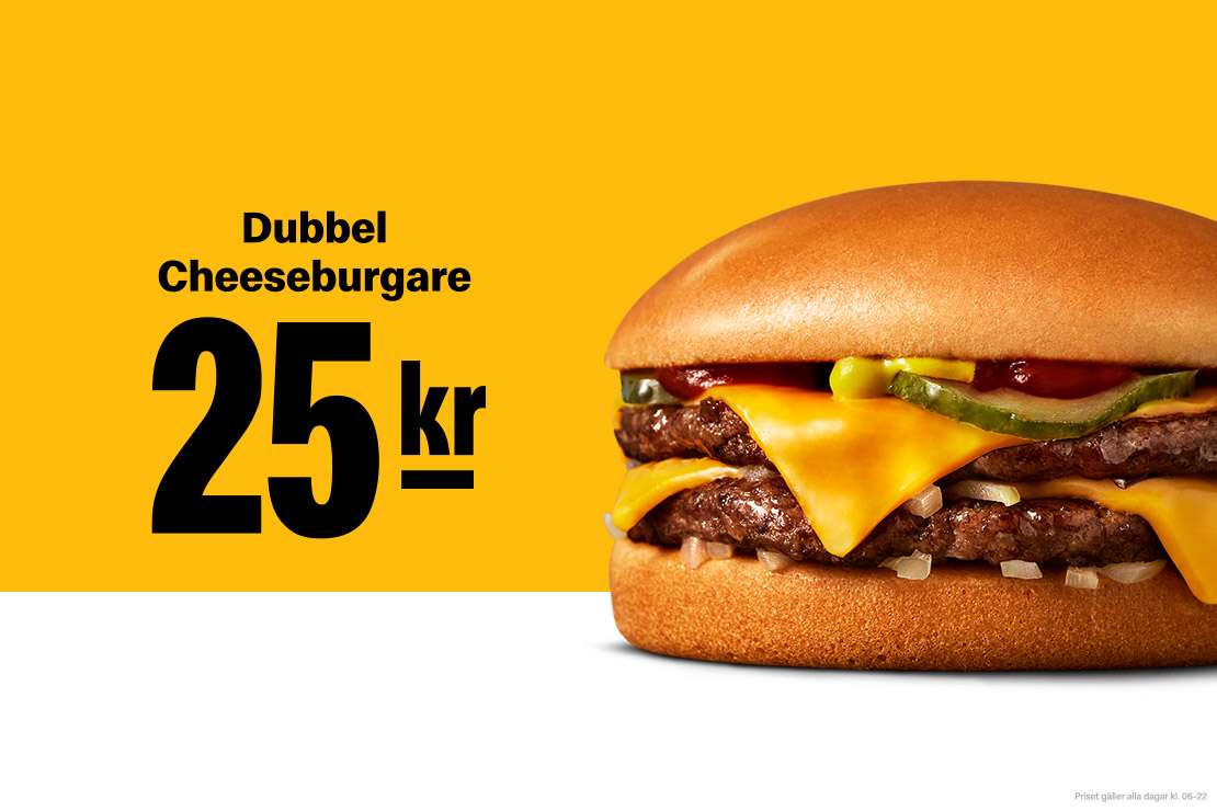 Dubbel Cheeseburgare