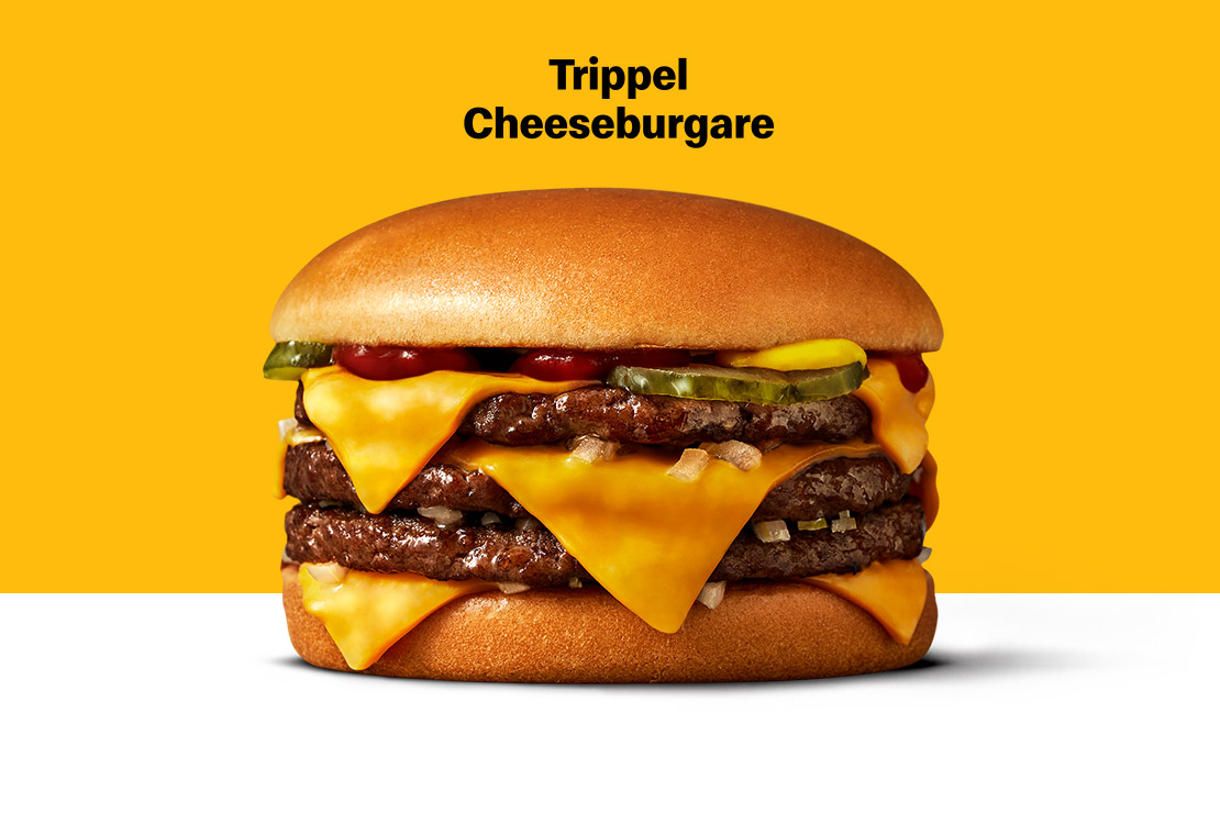 Trippel Cheeseburgare