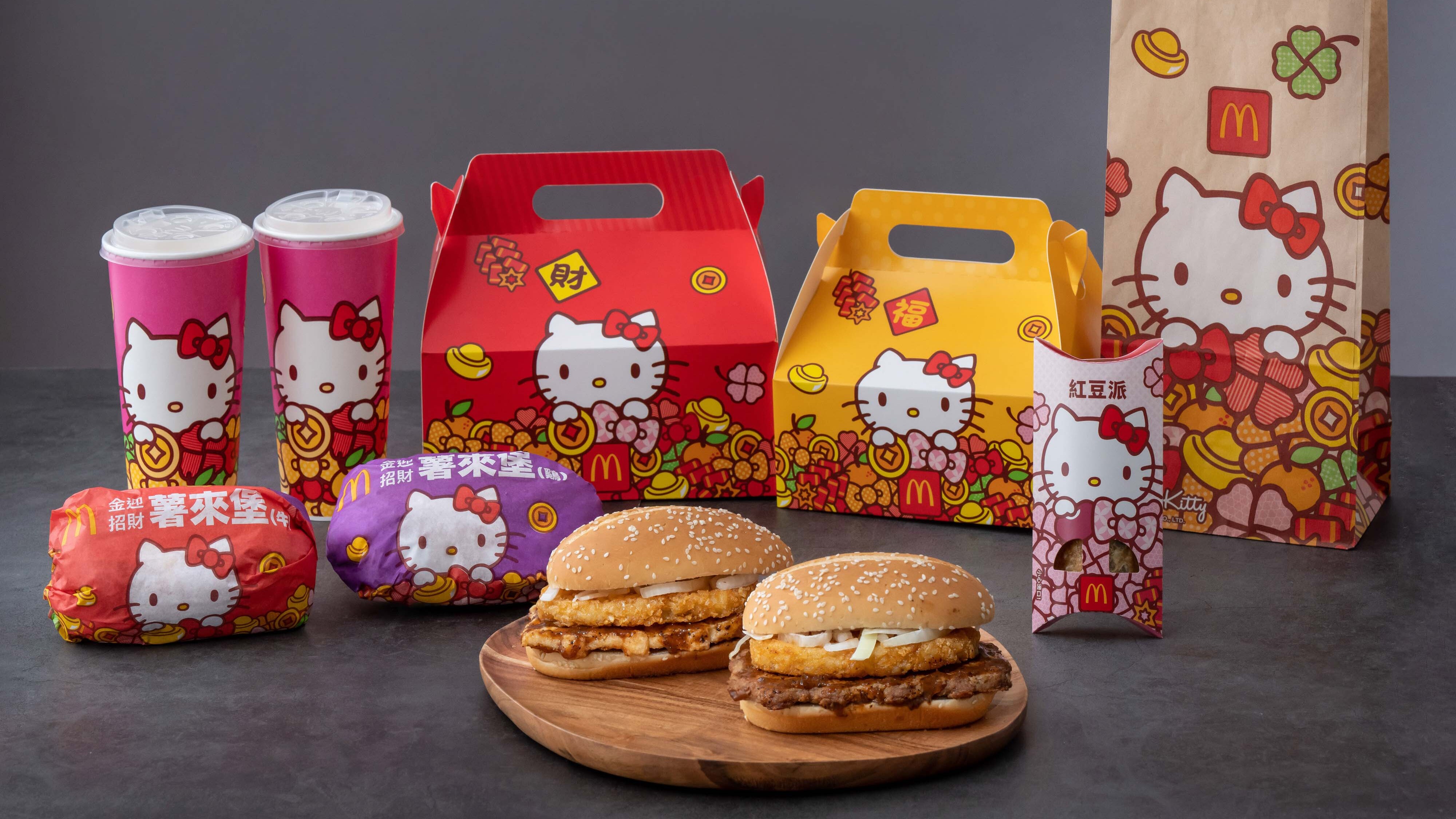 新春好運Say Hello！「金迎招財系列」Hello Kitty 超萌聯名包裝亮麗登場