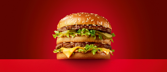 Big Mac burger. 